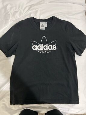 Adidas Black Logo Tee